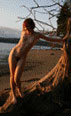 Natural Erotic Art Photos: Nude Model on Beach